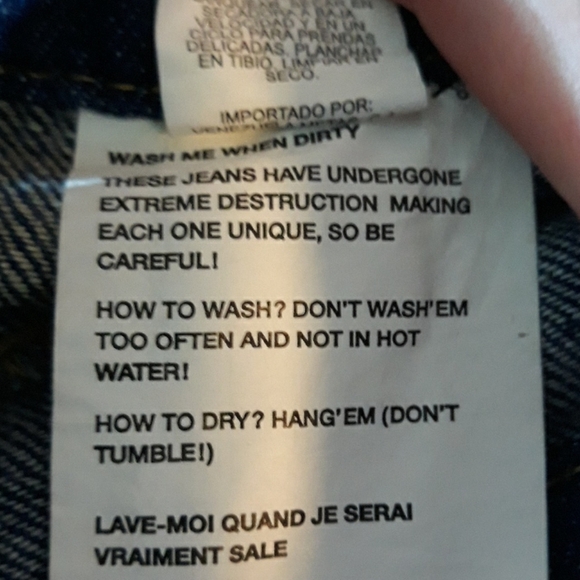 Garage distressed overall shorts - Picture 16 of 16